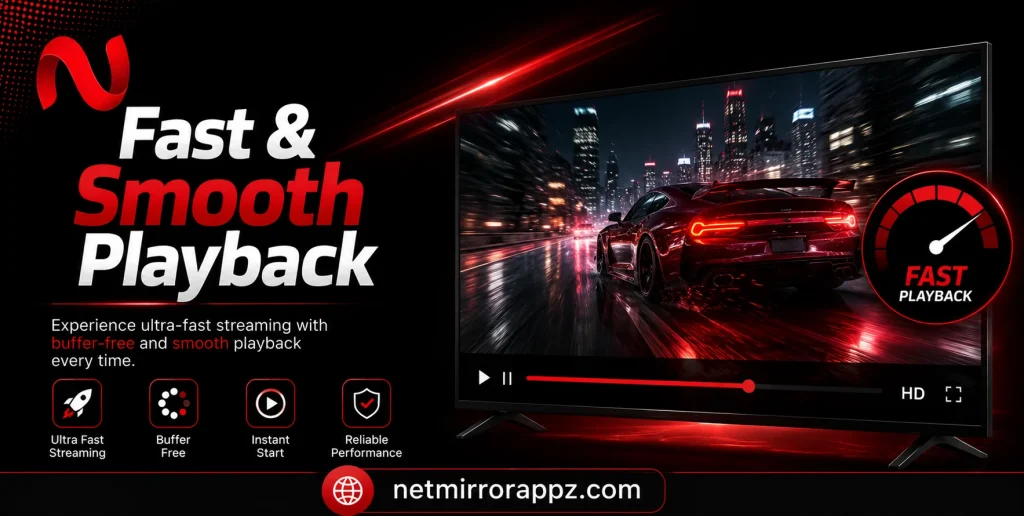 NetMirror APK Fast & Smooth Playback